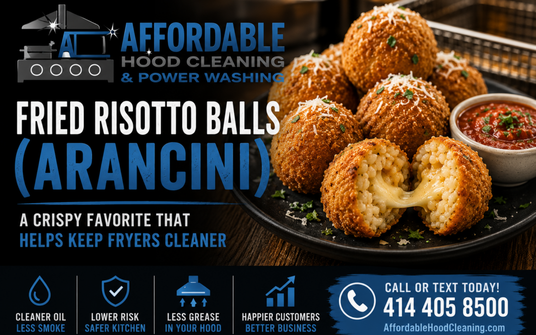 Fried Risotto Balls (Arancini): A Crispy Favorite That Can Help Keep Fryers Cleaner