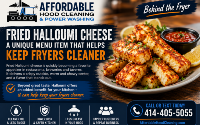Fried Halloumi Cheese: A Unique Menu Item That Helps Keep Fryers Cleaner